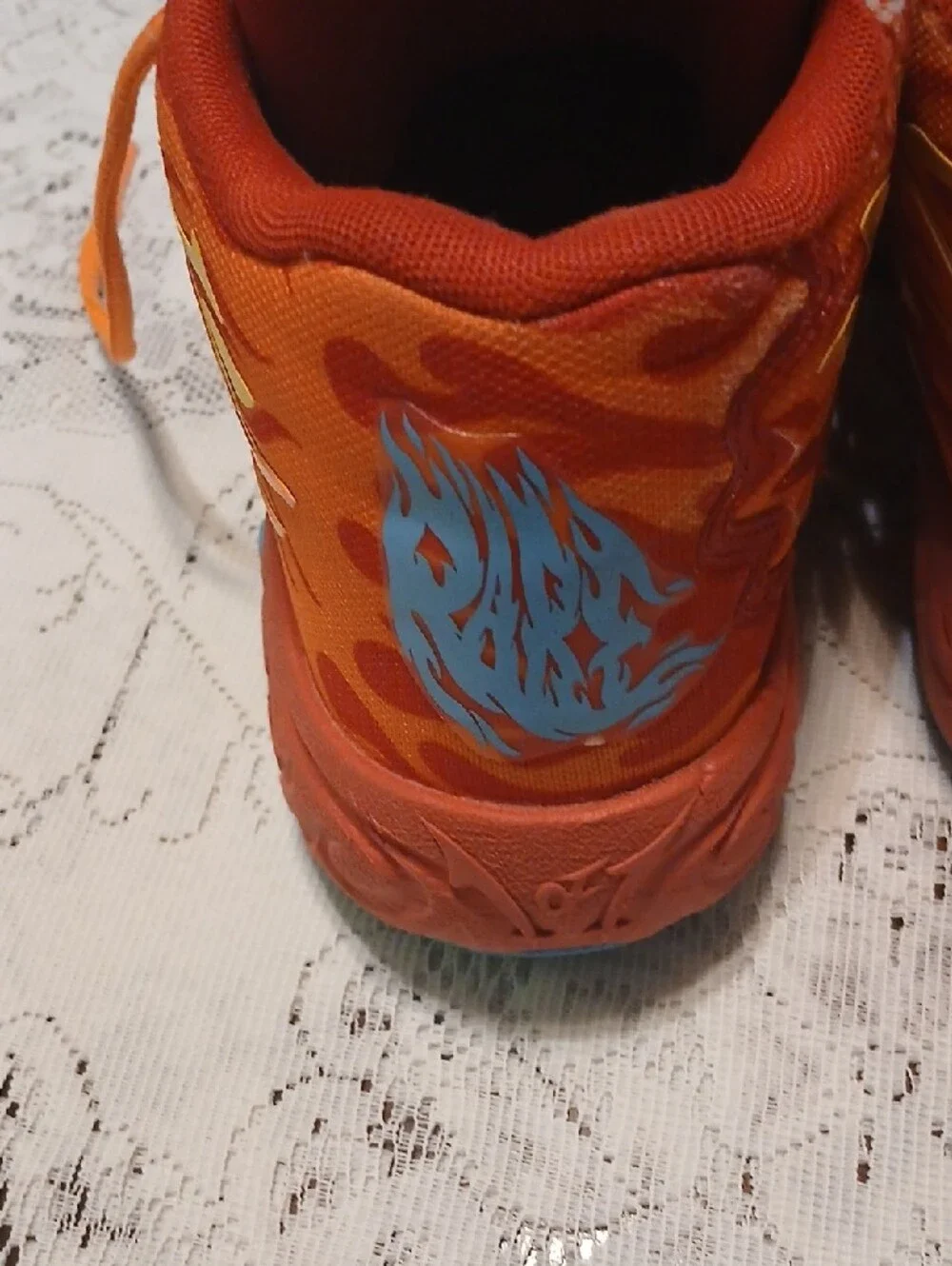 Puma MB.04 CAmelo Phoenix Basketball Shoes orange/blue/purple.(Not From Here)